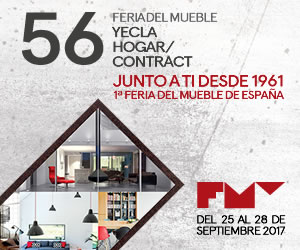 Delegaciones comerciales europeas y asiáticas, así como prescriptores internacionales llegan el próximo lunes a la 56ª edición de Feria del Mueble Yecla